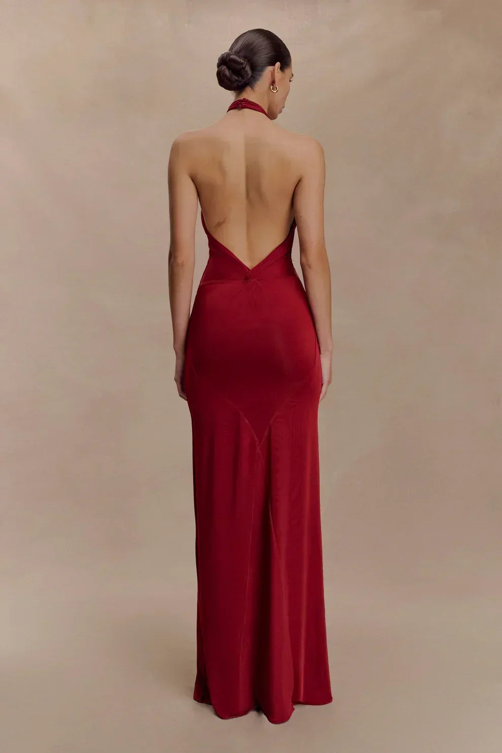 Seta Halter Maxi Dress