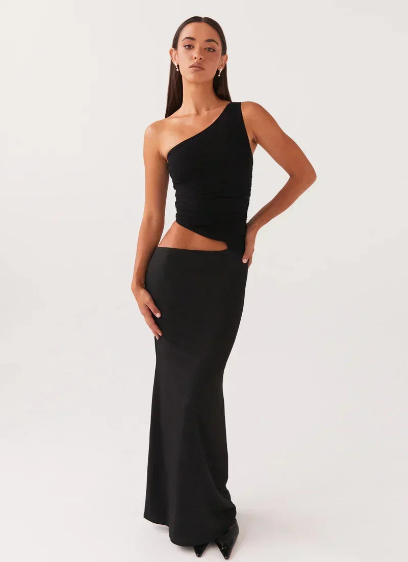 Rosie Asymmetrical Long Dress
