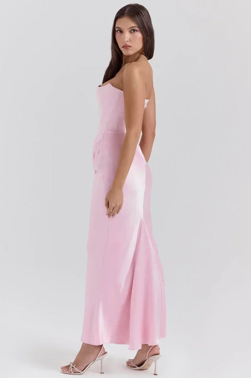 Bella Elegant Strapless Dress