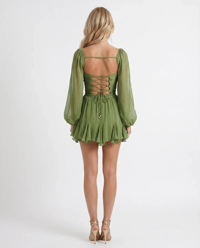 Colette Ruffle Mini Dress