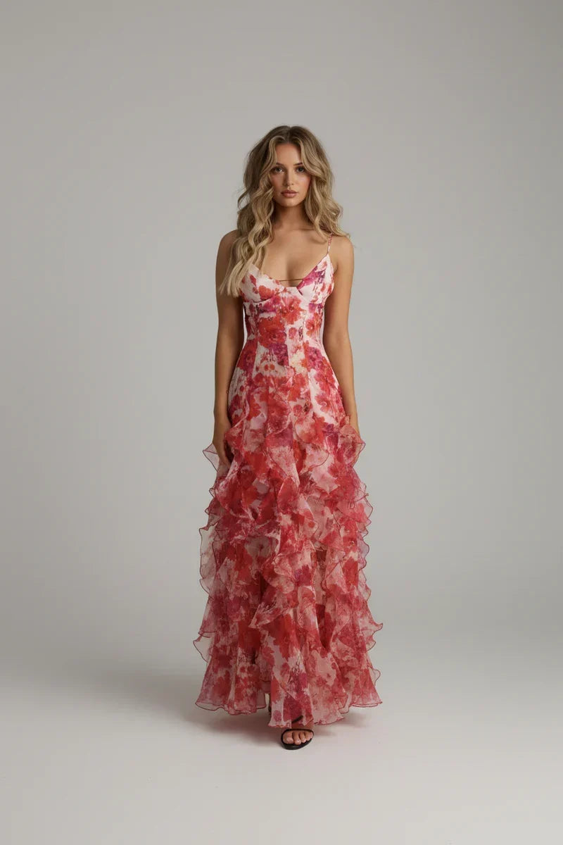 Gabrielle Ruffle Dress