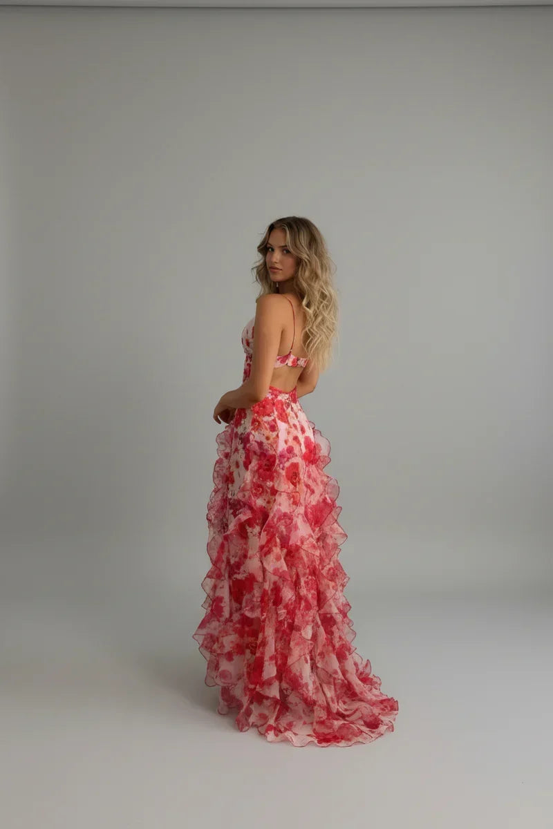 Gabrielle Ruffle Dress