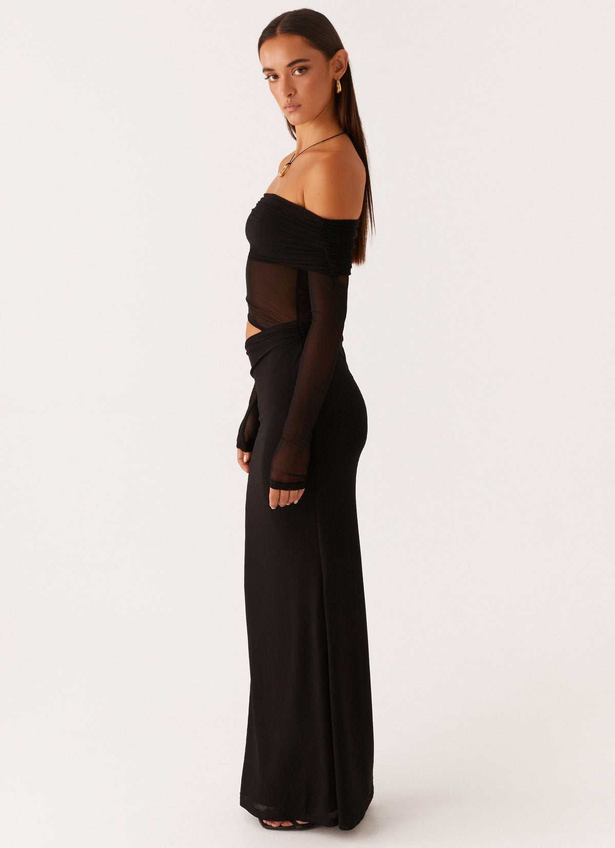 Elena Off-Shoulder Maxi Dress