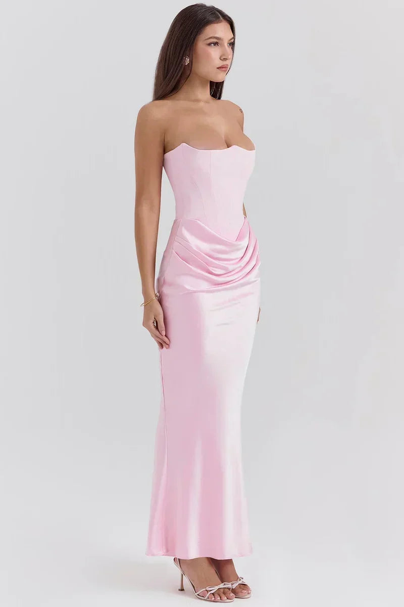 Bella Elegant Strapless Dress