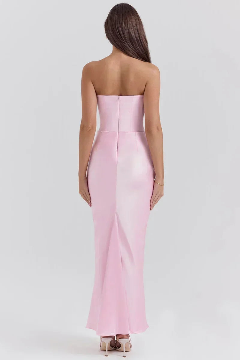 Bella Elegant Strapless Dress