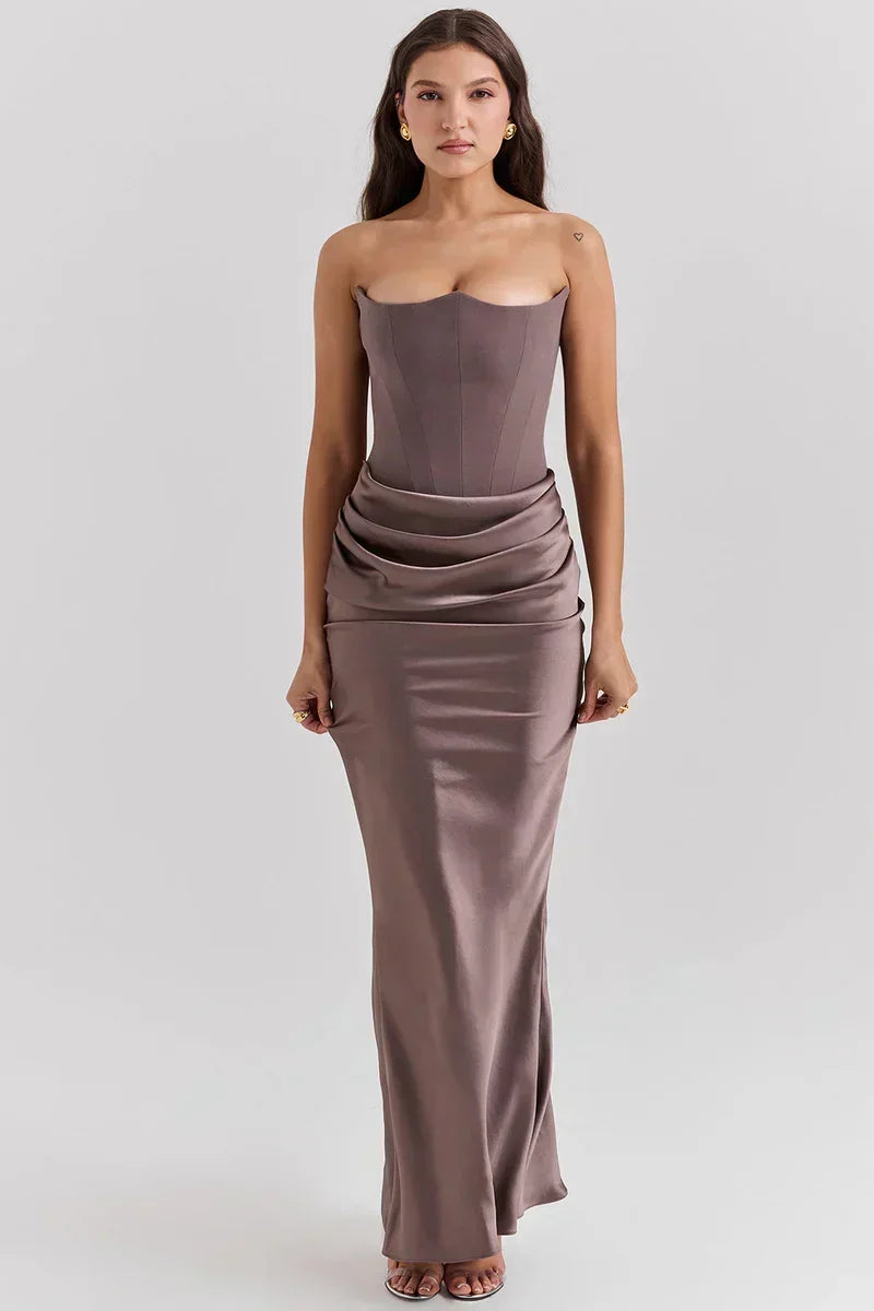 Bella Elegant Strapless Dress