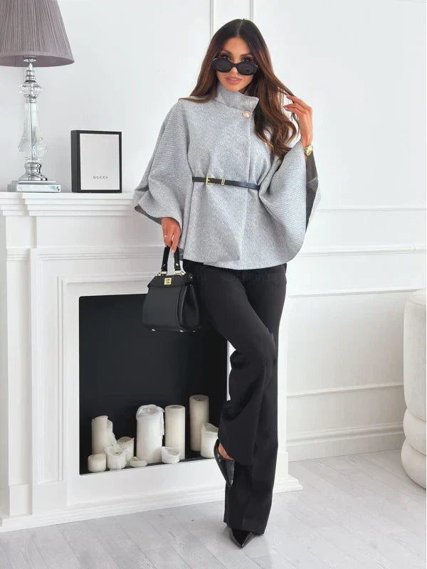 Maria Cape Belt Coat