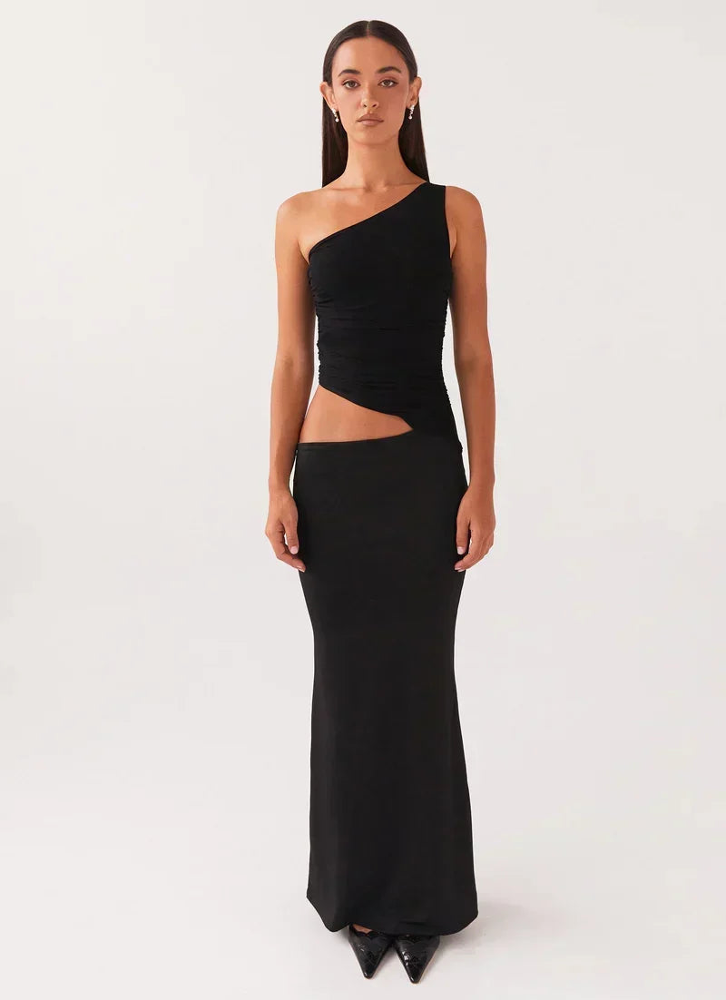 Rosie Asymmetrical Long Dress