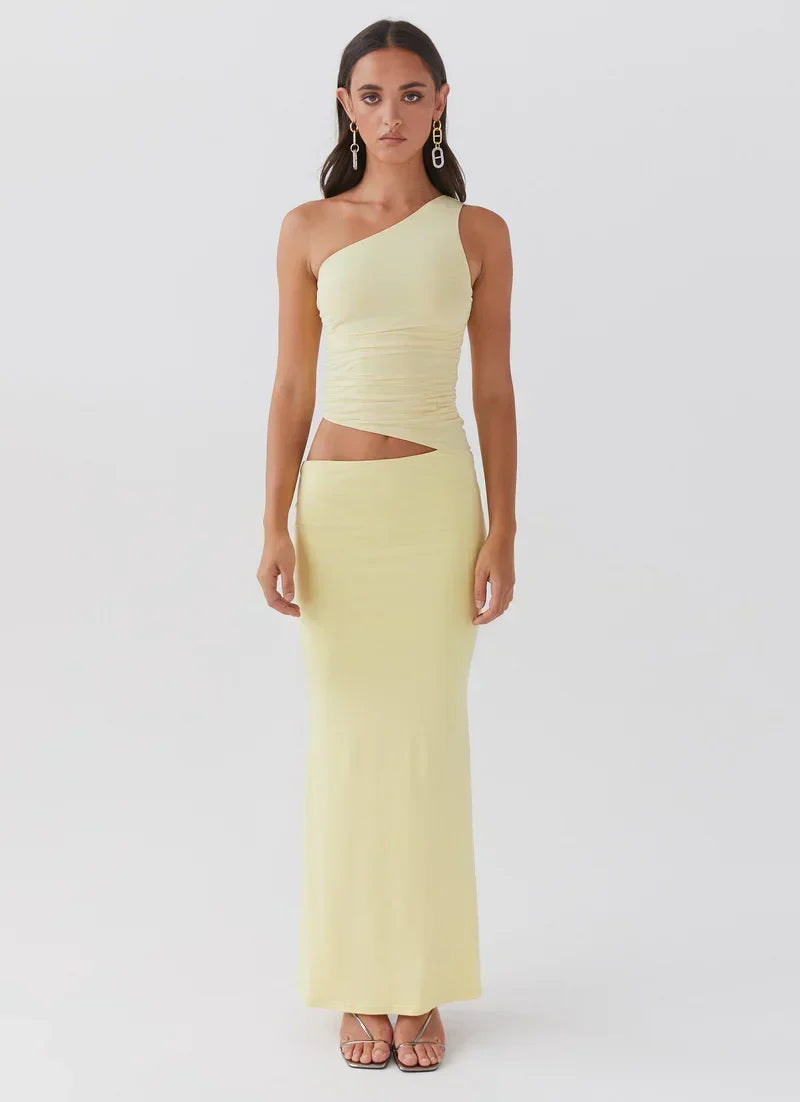 Rosie Asymmetrical Long Dress