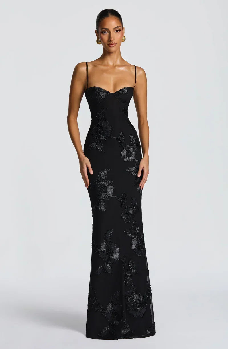Velour Maxi Dress